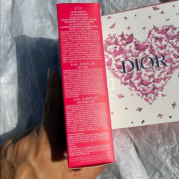 DIOR Gift Set Butterfly Heart Dior Lip Maximizer Lip Balm Limited Edition - Picture 8 of 8